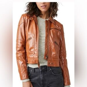 We the Free vegan leather jacket